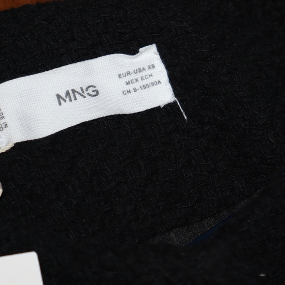 Mango Black Blazer with Gold Buttons - Picture 3 of 4